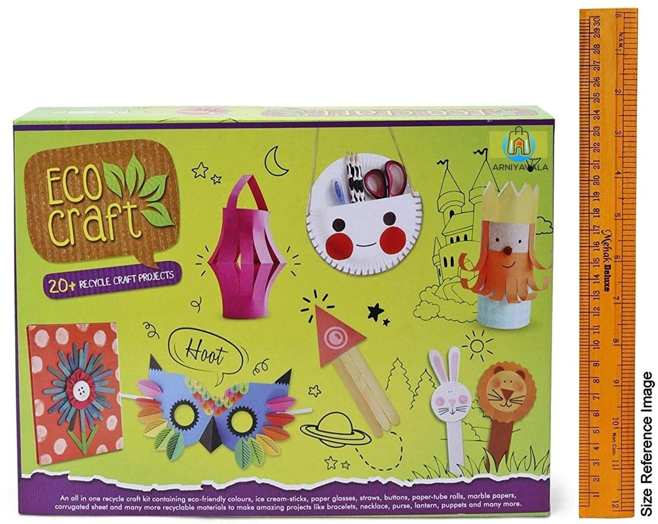 eco craft - recycle craft kit - 20+ recycle craft projects