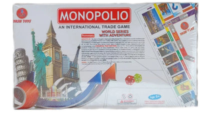 YASH TOYS Monopolio (An International Trade Game) | Board Game for Kids & Family | Strategy Fun Indoor Game | Board Games