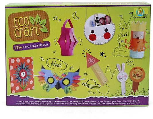 Eco Craft - Recycle Craft Kit - 20+ Recycle Craft Projects