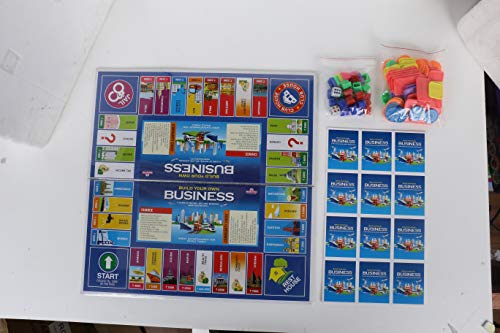 olympia games and toys olympia build your own business board game of buying, selling, renting, trading & mortgaging with laminated pvc board for kids, family & friends, fun & entertainment play