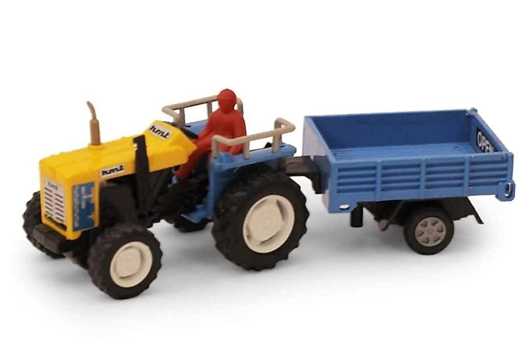 centy toys tractor trolley tractor with detachable trolley - trolley lid opens - pull back action color may vary, 3-12 years