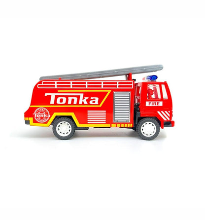 Centy Tonka Fire Fighter Toy in Pull Back Action for 3Y+ Red Colour