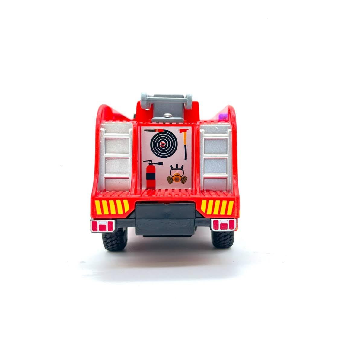 centy tonka fire fighter toy in pull back action for 3y+ red colour