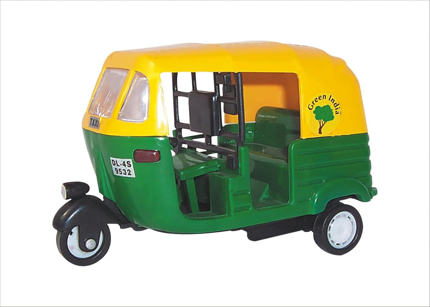 centy toys plastic pull back auto rickshaw