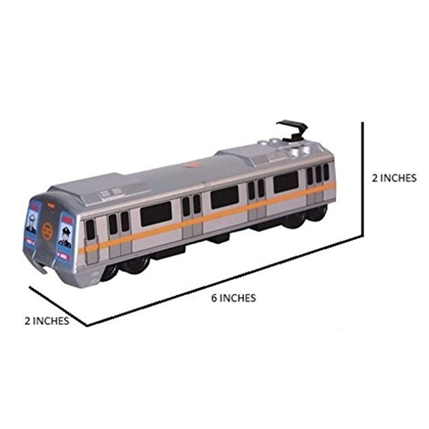 centy toys plastic pull back metro train