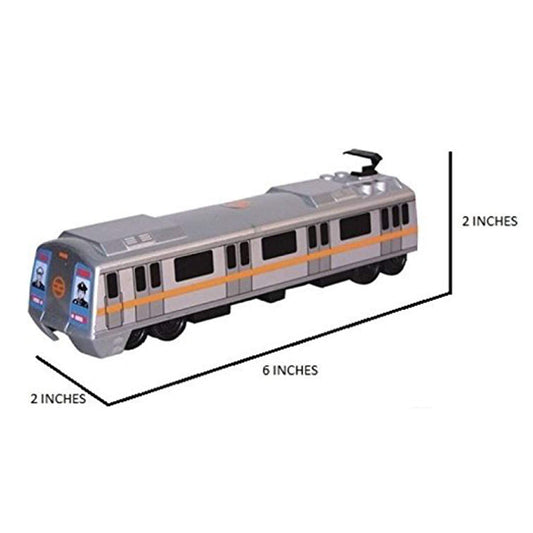 Centy Toys Plastic Pull Back Metro Train