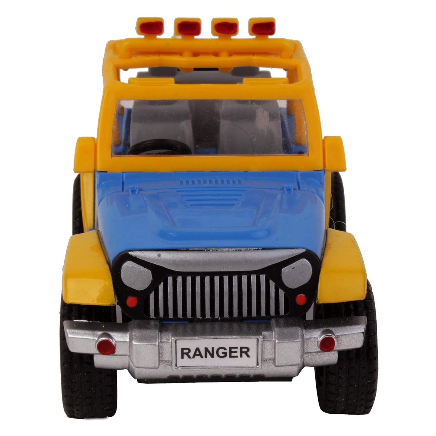 ranger adventure multi colour jeep toy for kids – pull-back action car with realistic design, off-road style suv toy vehicle for boys & girls (3+ years)