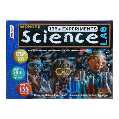Wonder Science Lab Kit for Kids | 155+ STEM Science Experiments Boys & Girls Age 8+ Year