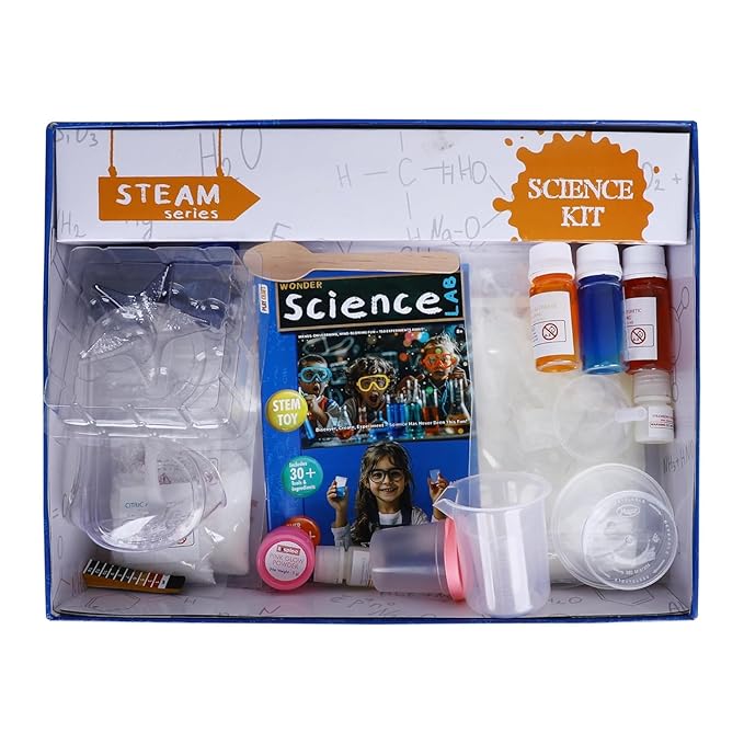 wonder science lab kit for kids | 155+ stem science experiments boys & girls age 8+ year