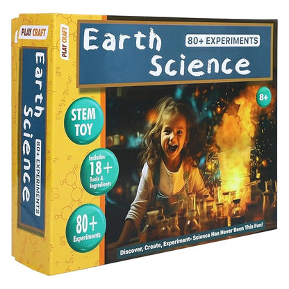 Science Experiments STEM Learner Kit | Earth Science Lab Kit | Learning & Educational DIY Activity Toy Kit for Ages 6+