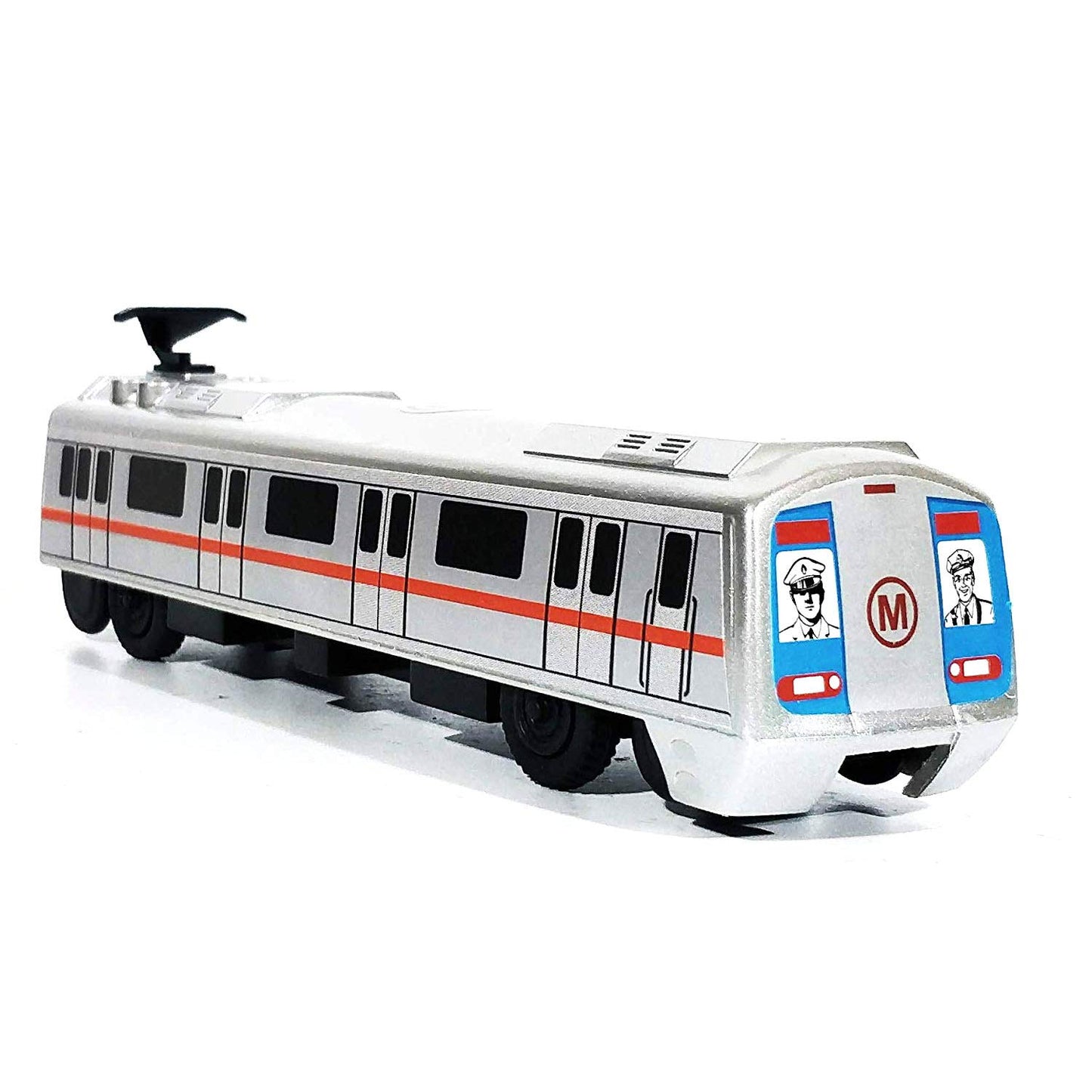 centy toys plastic pull back metro train