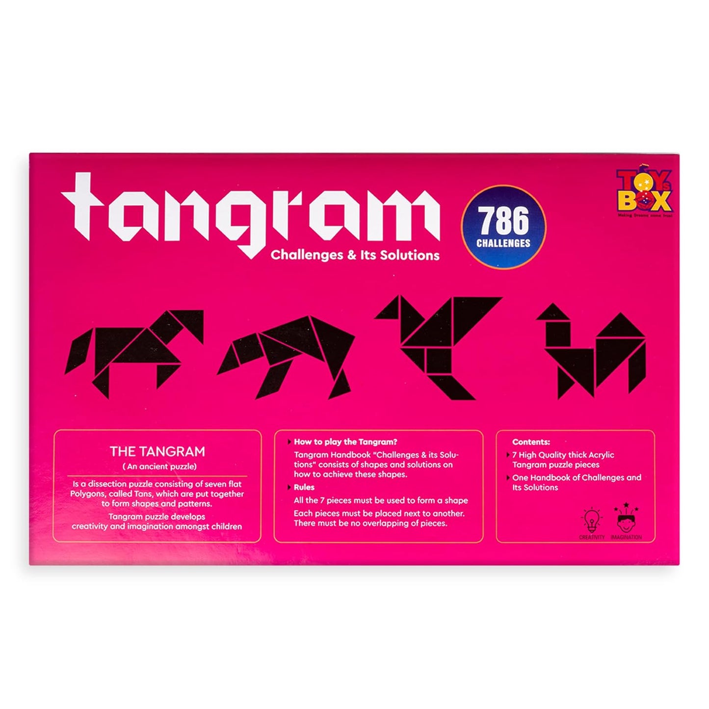 tangram puzzle 7 pieces and 786 patterns educational jigsaw puzzle game of shapes for mind development of kids