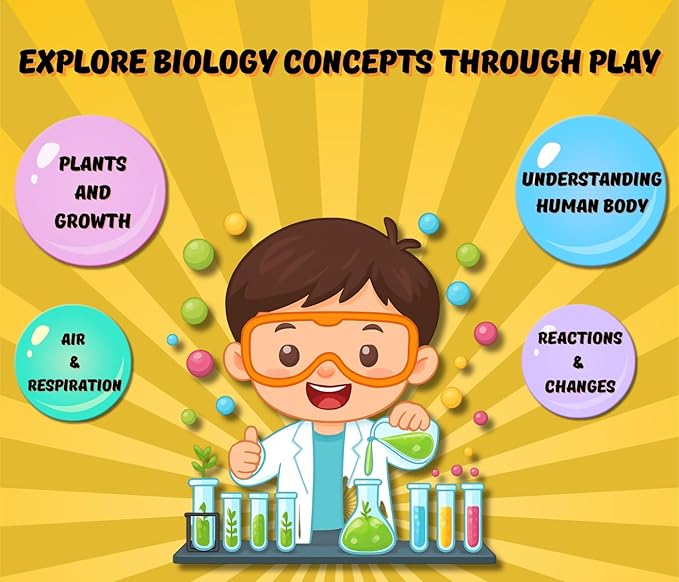 ekploe science biology | 50+ experiments for boys and girls science experiment toy kit for ages 8-14| stem learning educational toys | birthday gifts ideas for kids