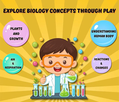 Ekploe Science Biology | 50+ Experiments for Boys and Girls Science Experiment Toy Kit for Ages 8-14| STEM Learning Educational Toys | Birthday Gifts Ideas for Kids