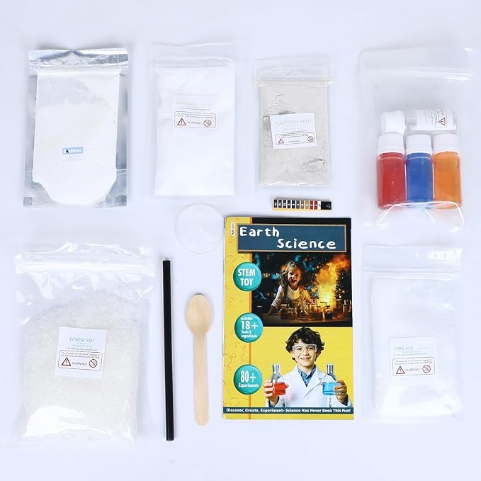 science experiments stem learner kit | earth science lab kit | learning & educational diy activity toy kit for ages 6+