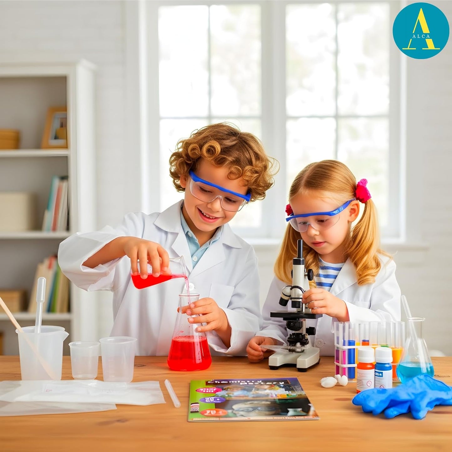 alca chemistry mastery science experiment kit for boys & girls ages 7-14 | birthday gifts ideas for kids | stem learning educational toys & stem toys for boys 7-14 years | experiment kit