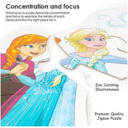 Zokato Frozen 6 in 1 Jigsaw Puzzle- 72 Pieces (72 Pieces)