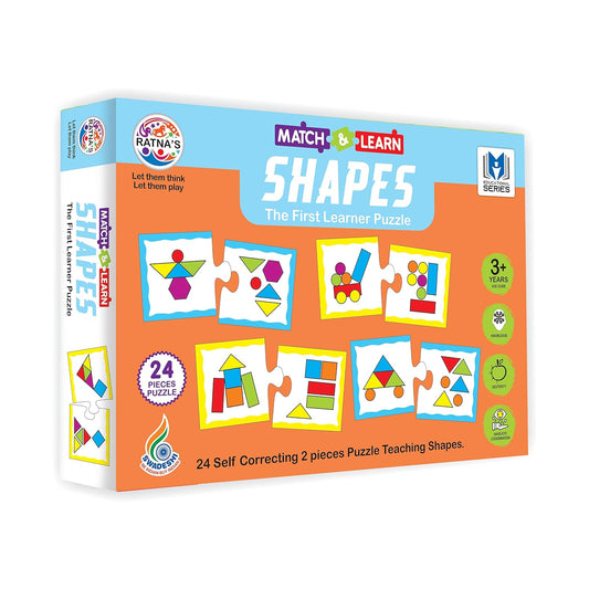 RATNA'S Educational Jigsaw Puzzle Range for Kids (Match THE Shapes)