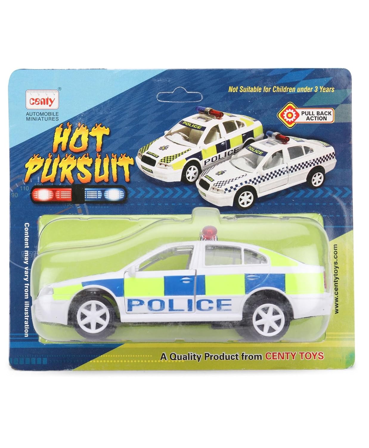 centy toys plastic uk police pull back car
