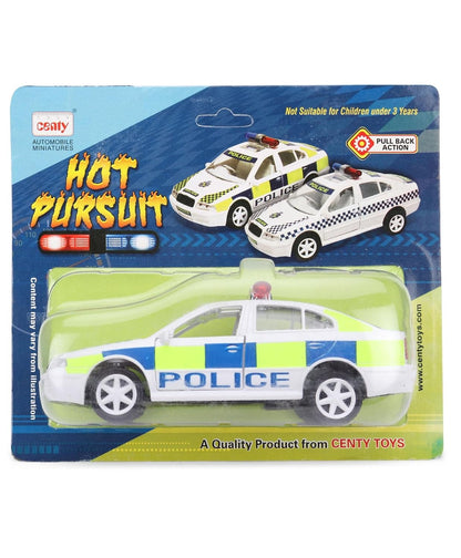 Centy Toys Plastic Uk Police Pull Back Car