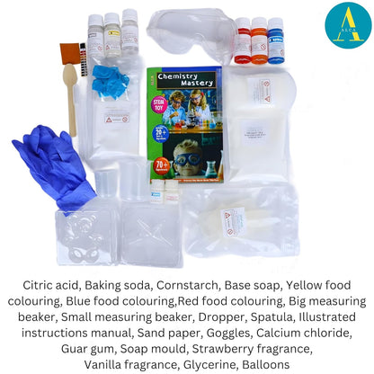 Alca Chemistry Mastery Science Experiment Kit for Boys & Girls Ages 7-14 | Birthday Gifts Ideas for Kids | STEM Learning Educational Toys & STEM Toys for Boys 7-14 Years | Experiment Kit
