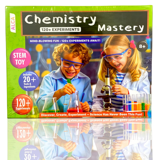 Alca Chemistry Mastery Science Experiment Kit for Boys & Girls Ages 7-14 | Birthday Gifts Ideas for Kids | STEM Learning Educational Toys & STEM Toys for Boys 7-14 Years | Experiment Kit