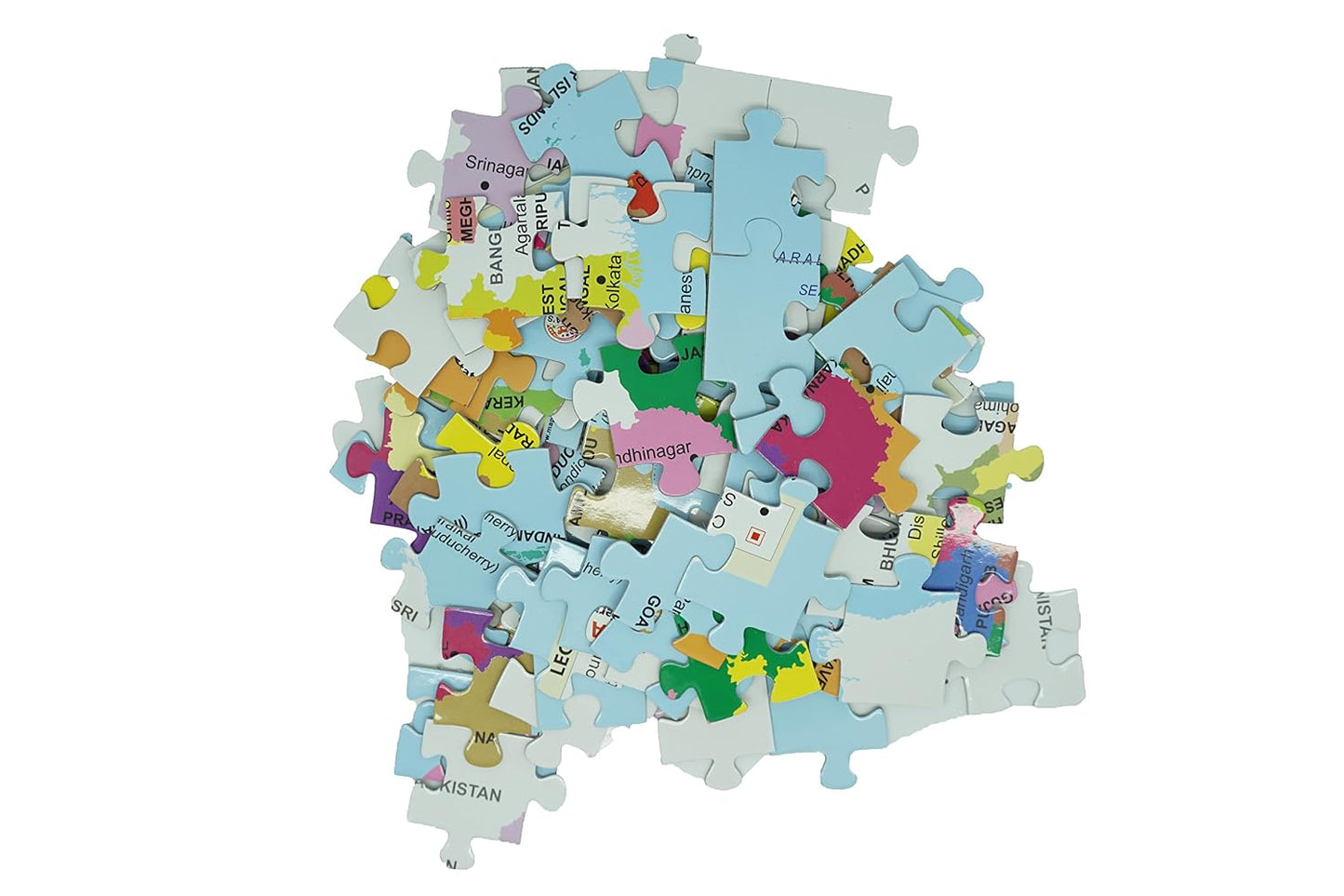 ratna's educational india map jigsaw puzzle (99 pieces)