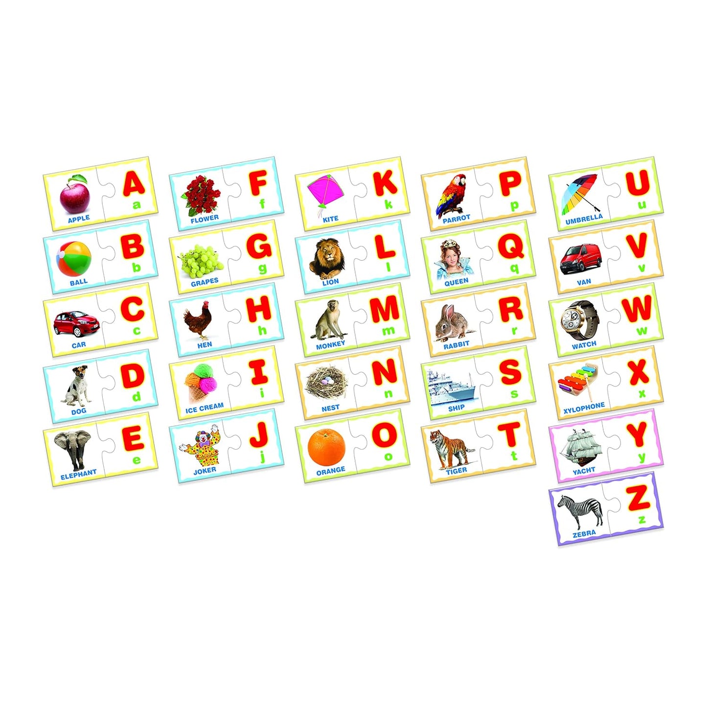 ratna's educational jigsaw puzzle range for kids (alphabet)