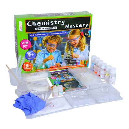 Alca Chemistry Mastery Science Experiment Kit for Boys & Girls Ages 7-14 | Birthday Gifts Ideas for Kids | STEM Learning Educational Toys & STEM Toys for Boys 7-14 Years | Experiment Kit