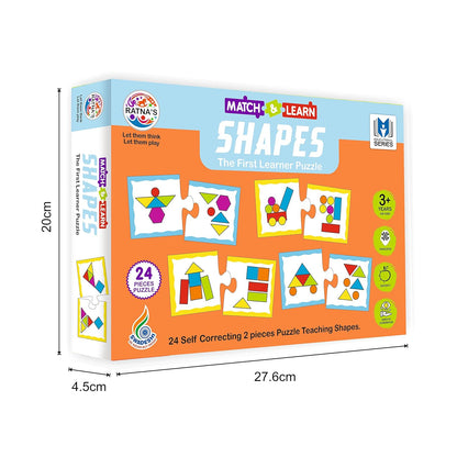 RATNA'S Educational Jigsaw Puzzle Range for Kids (Match THE Shapes)