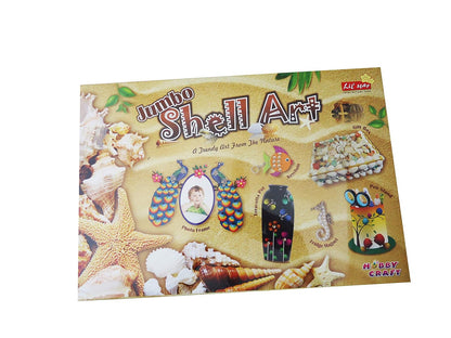 DIY Hobby, Creative Lil Star Jumbo Shell Art and Craft Game Kit for Kids Upto 10 Years Old