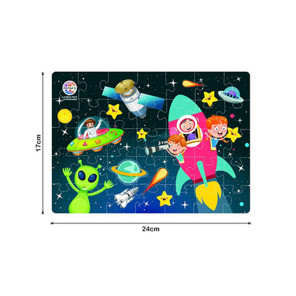 Ratna's 4 in 1 Space Explorer Jigsaw Puzzle 140 Pieces for Kids. 4 Jigsaw Puzzles 35 Pieces Each