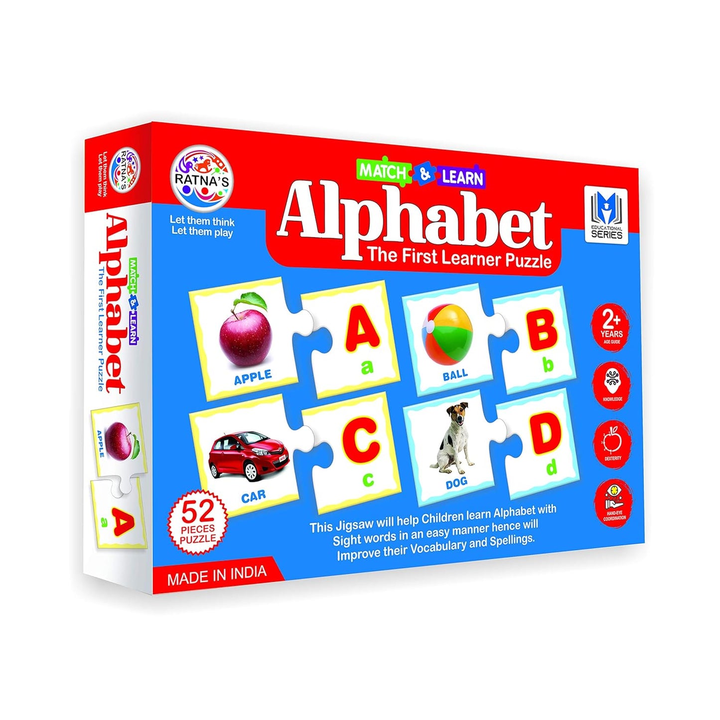 ratna's educational jigsaw puzzle range for kids (alphabet)