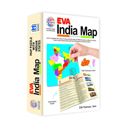 Ratna's Educational Jigsaw Puzzle Range for Kids (EVA India Map)