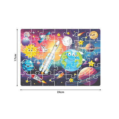 Ratna's 4 in 1 Chandrayaan Jigsaw Puzzle (4 x 35 Pieces) for Kids 3+ Years