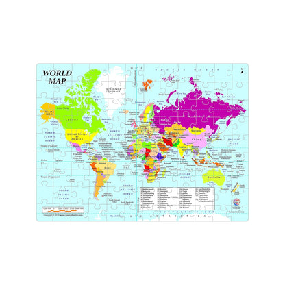 RATNA'S Educational Jigsaw Puzzle Range for Kids (World MAP)