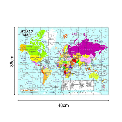 RATNA'S Educational Jigsaw Puzzle Range for Kids (World MAP)