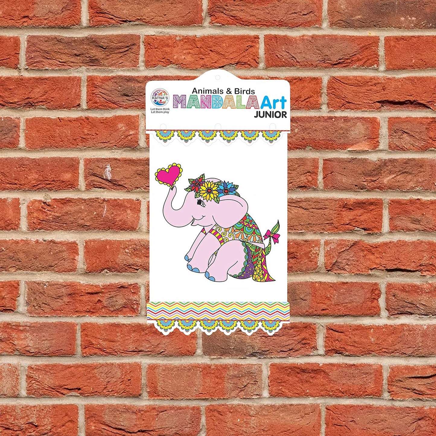 ratna's mandala art junior animals & birds the coloring kit