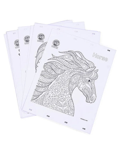 Ratnas Doodle Art Colouring Kit - Multicolour