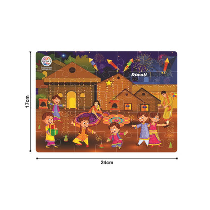 Ratna's 4 in 1 Indian Religion Jigsaw Puzzle (4 x 35 Pieces) for Kids 3+ Years