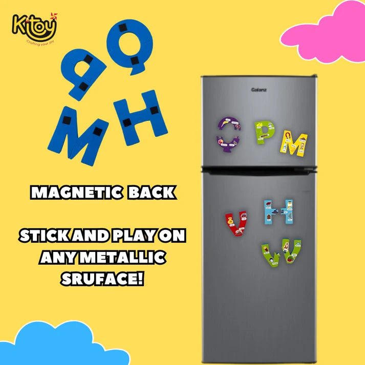 magnetic alphabet puzzle