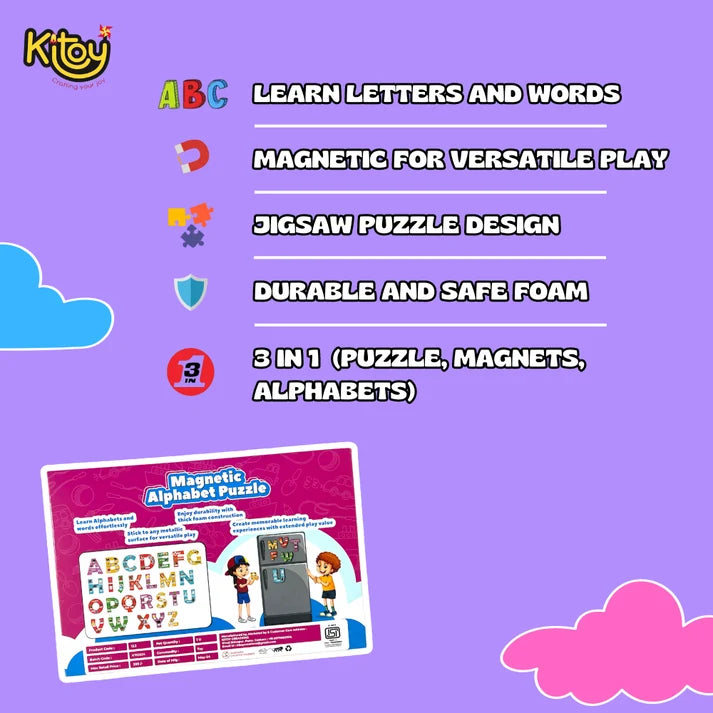 magnetic alphabet puzzle