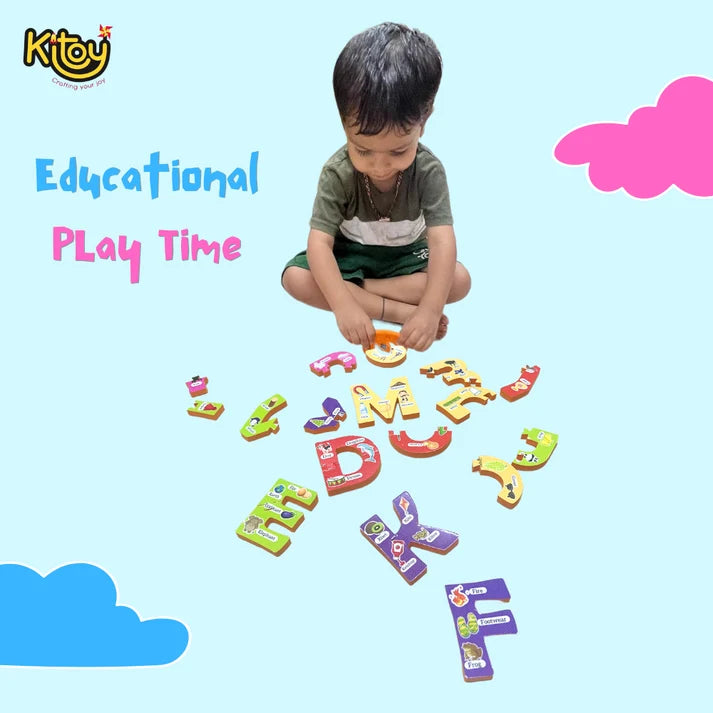 magnetic alphabet puzzle