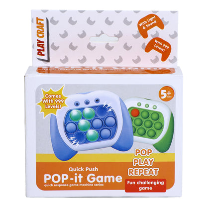 My Pop It Challenge Quick Push Toy, Fidget with Music for Kids Girl and Boy, Four Modes and Electronic Speed Push Game for Stress Relief and Brain Exercise, Ideal for 3+ Years Kids