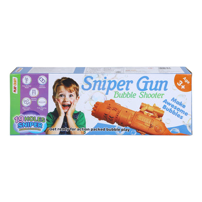 ASTOREQ Sniper Bubble Shooter | 19 Holes Sniper Bubble Shooter Toy Bubble Maker