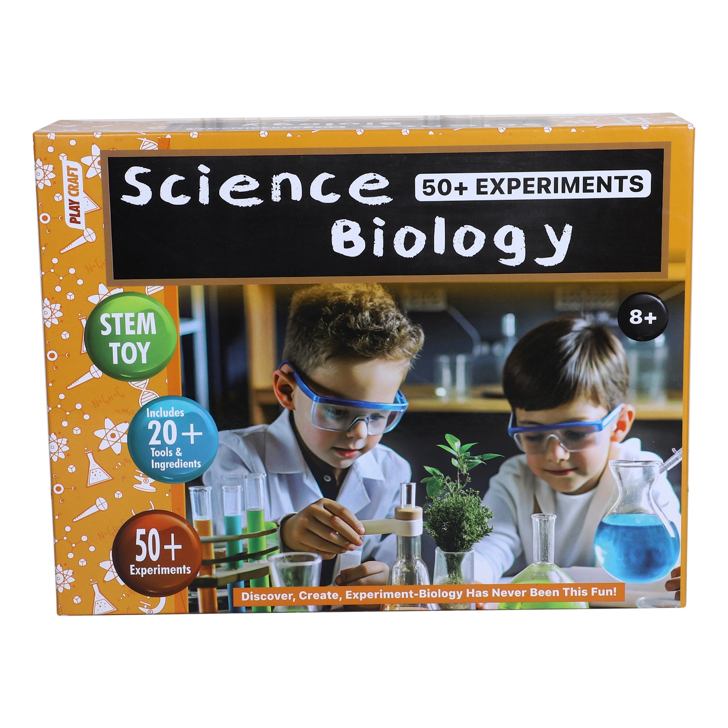 ekploe science biology | 50+ experiments for boys and girls science experiment toy kit for ages 8-14| stem learning educational toys | birthday gifts ideas for kids