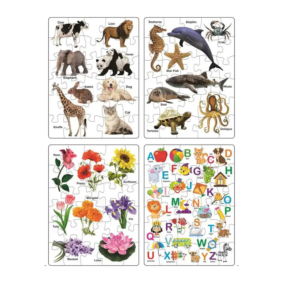 knowledge bank-2 jigsaw puzzle -8 different jigsaw puzzles combo