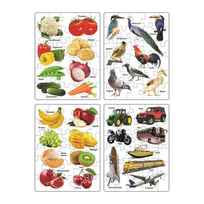 Knowledge Bank-2 Jigsaw Puzzle -8 Different Jigsaw Puzzles Combo