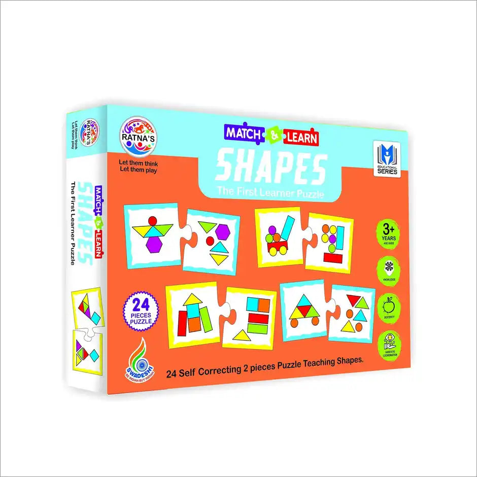 ratna's match & learn shapes jigsaw