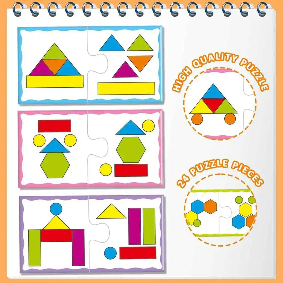 ratna's match & learn shapes jigsaw